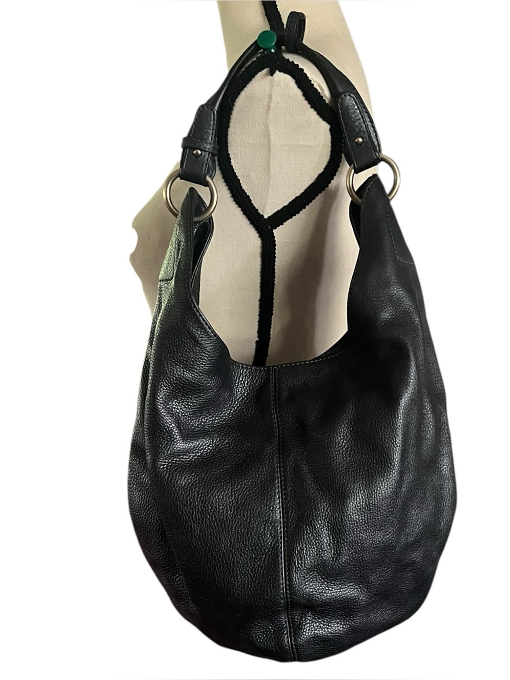 Hobo International pebbled leather slouchy hobo bag.